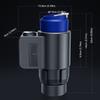 2 In 1 Car Cup Cooler Warmer with Temperature Digital Display Car Insulation Drink Cooler Cup 12V for Coffee Milk Drinks