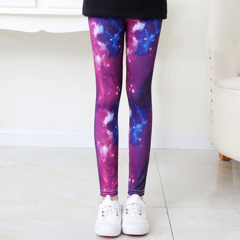 Mädchen Leggings Dehnbar Frühling Sommer Blumenmuster Kinder Kinder Hosen