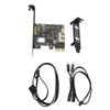 PC Remote Switch Card Remote Control Temperature Detection Fan Speed Support 2.4G PCIE 1X Interface