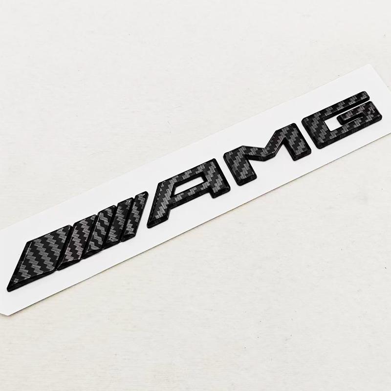 

1pcs 3D ABS Car Letters Logo AMG Fender Side Emblem Badge Rear Tail Trunk Sticker Styling For Mercedes Benz AMG Auto accessories