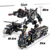 700Pcs City Series Police Station Swat Construction Blocks Military Truck Car Fighting War Robot Diy Toys For Young Boys Gifts
