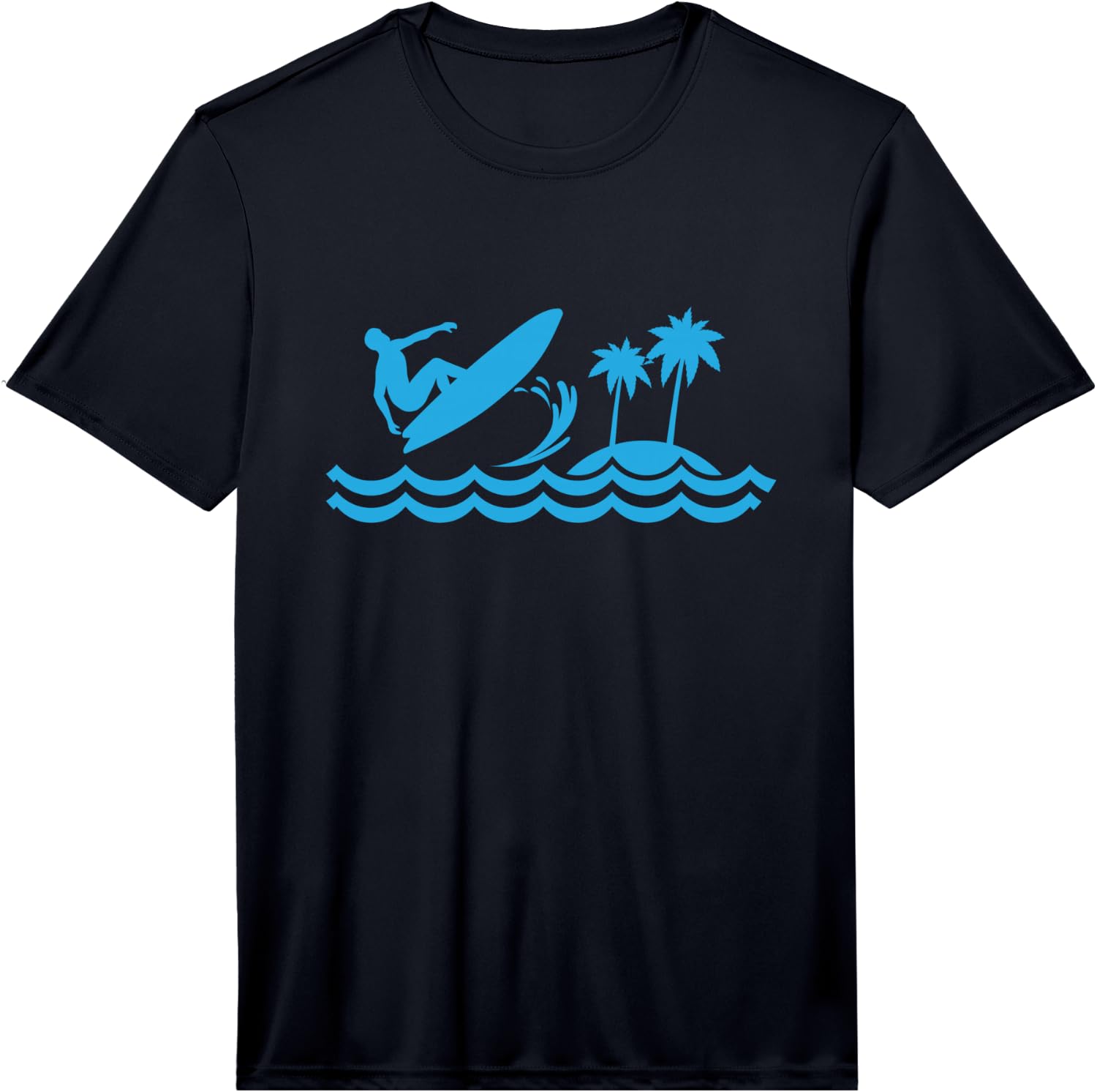 Cool Surfing Summer Design Beach Lover Funny Gift Performance  Unisex T-Shirt XXXXL
