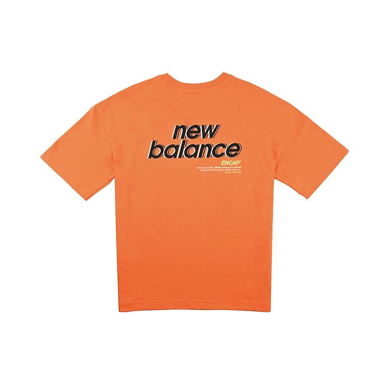 (WMNS) New Balance Athleisure Casual Sports Short Sleeve Orange Women s NEA25012-ORG M