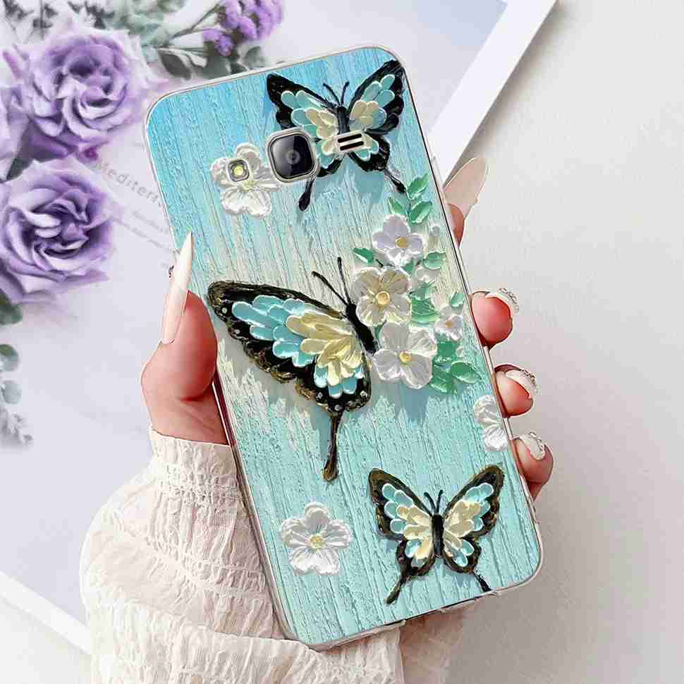 For Samsung Galaxy J5 Case Luxury Painted Cover Soft Slim Phone Case For Samsung J 5 J5 J500Y J500M 2015 Back Cover