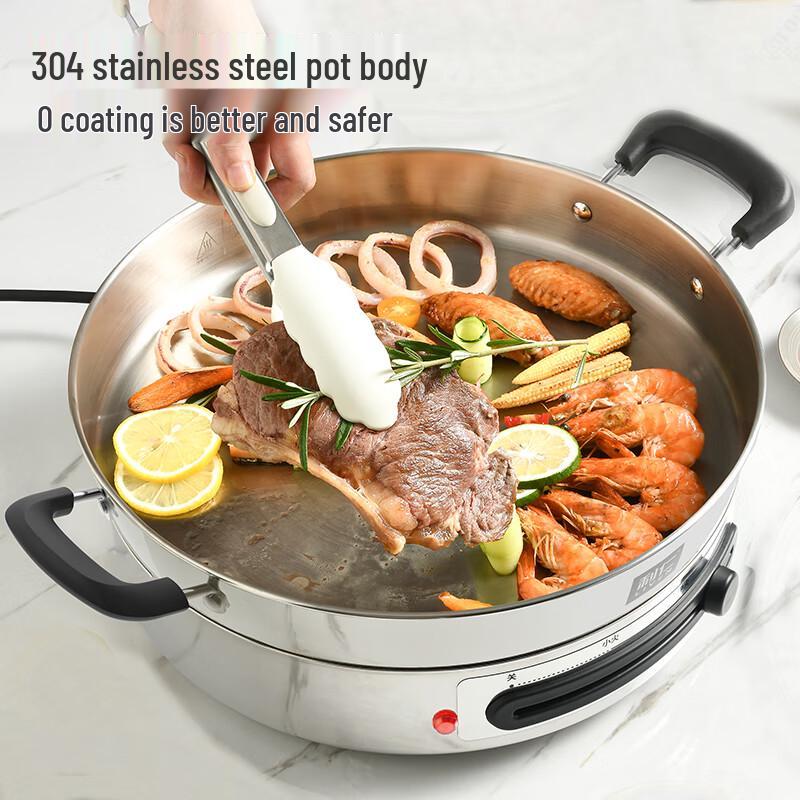 Liven 304 Stainless Steel Electric Griddle & Pancake Maker CN Plug (adapter Included)