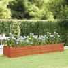 Rusty Raised Garden Bed 320x80x45 Cm Corten Steel