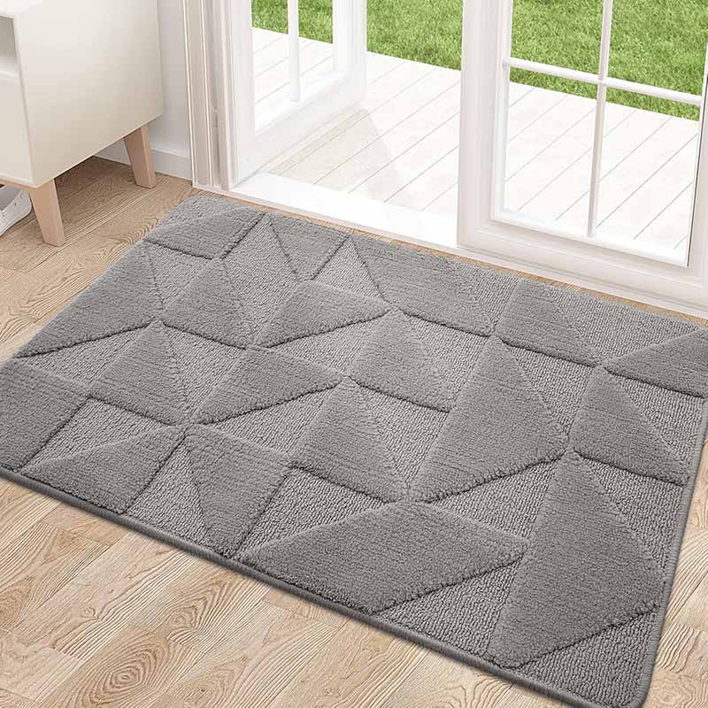 

Homaxy Door Mats Indoor Non-Slip And Absorbent Mats Dirt Resist Entrance Washable Mat Low-Profile Inside Entry Doormat 43X76CM