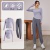 Women's Quick-Dry Long Sleeve Fitness & Yoga Set: Running, Pilates, Body Shaping Top for Spring & Autumn