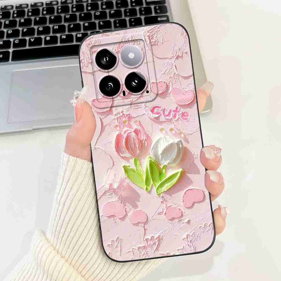 

Cover For Xiaomi 14 Case Silicone Shockproof Soft Camera Protective Pattern Matte For Xiaomi 14 Mi14 Xiaomi14 5G 2023 Cases Xiaomi 14