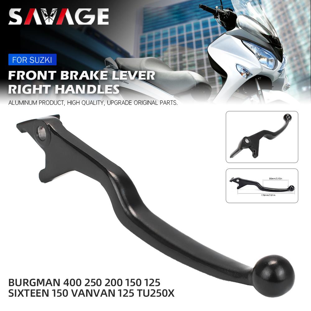 

Рычаги переднего тормоза мотоцикла для SUZUKI UH 125 150 200 Burgman AN 250 400 UX 250 Sixteen RV125 VanVan Правые ручки