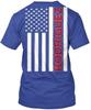 American Rodriguez Flag TTshirt Made In the USA Size S To 5XL