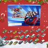 Vehicle Toys Set Advent Calendar Gift Box 24 Days Christmas Countdown Calendar Pull Back Car Toys Surprise Blind Box Kids Favors