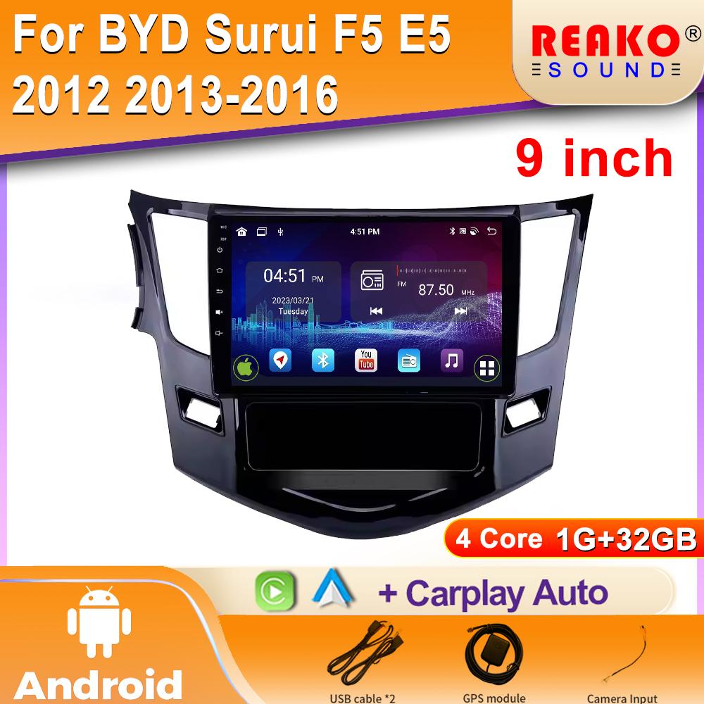 

Android Car Radio для BYD Surui F5 E5 2012 2013-2016 Видео Мультимедиа Bluetooth Плеер Навигация 4G GPS Carplay стерео 4 core 1GB+32GB carplay