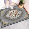 European Crystal Velvet Absorbent Floor Mat for Entrance, Bathroom, Bedroom, or Living Room - Washable.