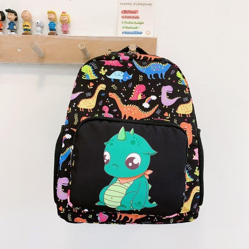 Attractive School Nursery Backpack Children Adorable Dinosaur Design Feel Cozy