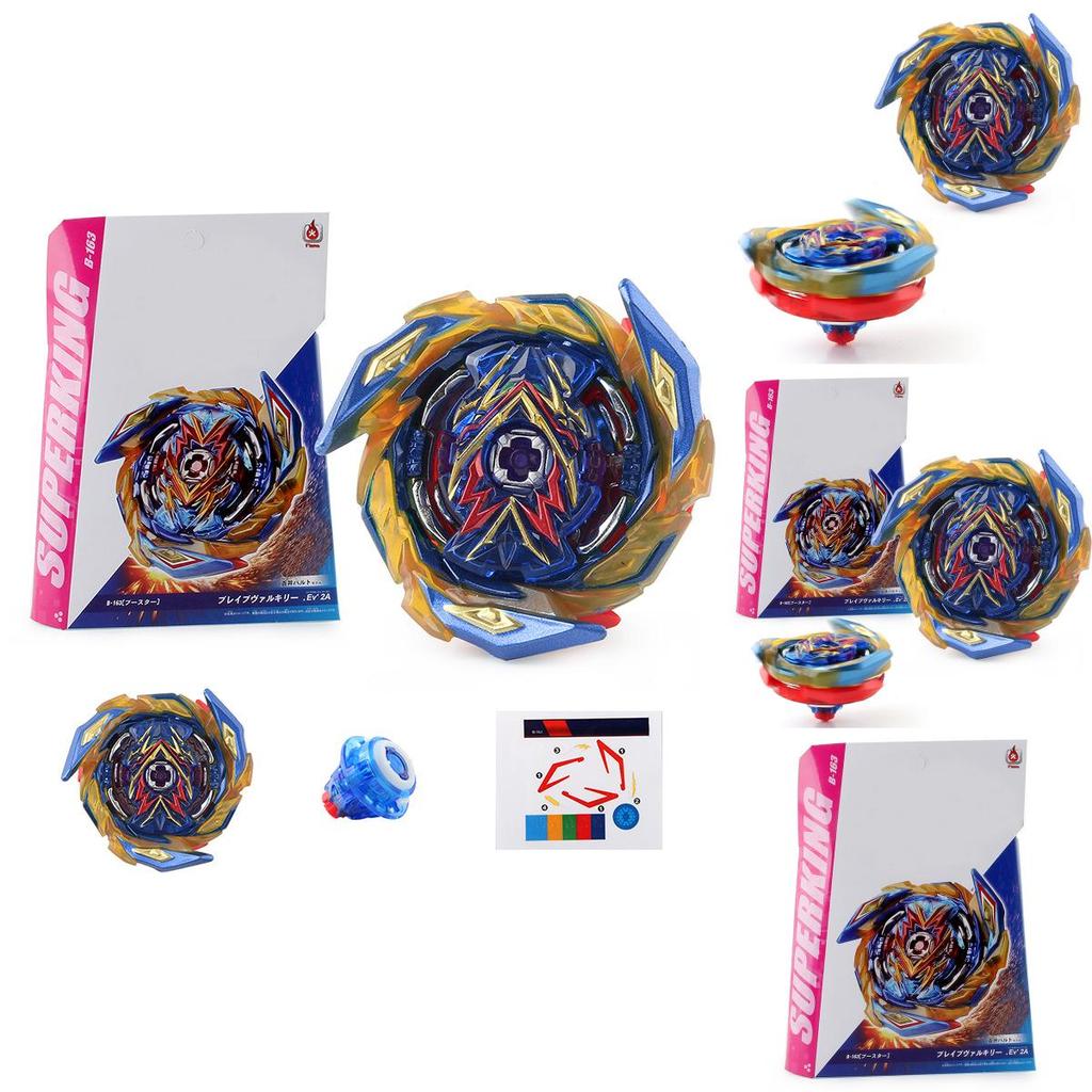 Premium Alloy B163d Burst Top Toy With Dual Launcher And Stunning Fire Design