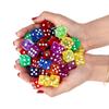 10PCS Transparent Colored Dice 16MM Party Games For Children Adults Mahjong Juegos De Mesas Para Toda La Familia Partyspiele