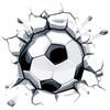2026 USA Kanada Mexiko Weltmeisterschaft Fußball Elemente Dekorative Aufkleber Event Thema Auf Lager