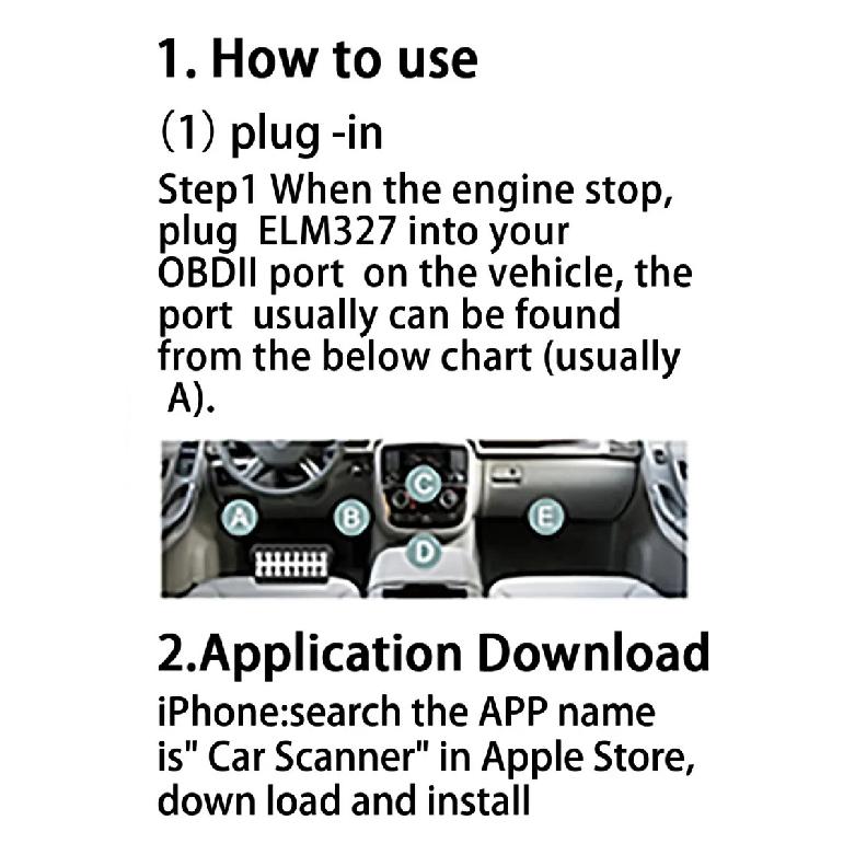 Automotive Fault Detector ELM327 V1.5 OBD2 Scanner Bluetooth Car Diagnostic Tool For Android /IOS Code Reader