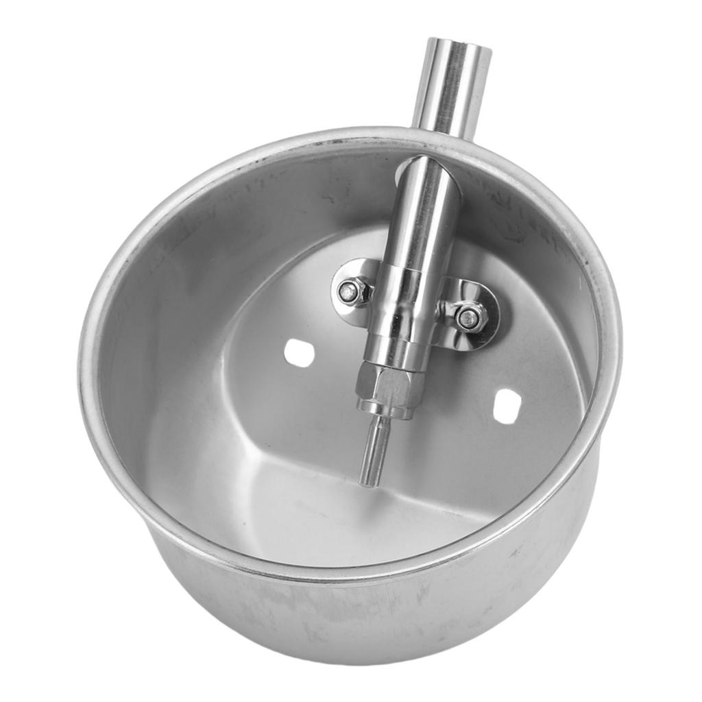 Automatic Pig Waterer Round Thickened Stable Stainless Steel Auto Piglet Drinking Water Bowl for Pig Farm