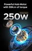 ENGWE ENGINE X 250W Electric Bike - 42km/h, 120km Range, 20" Fat Tire E-Bike with 7-Speed Gears