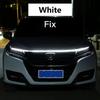 LED Daytime Running Light Scan Starting Car Hood Decorative Lights DRL Auto Engine Hood Guide Decorative Ambient Lamp 12V