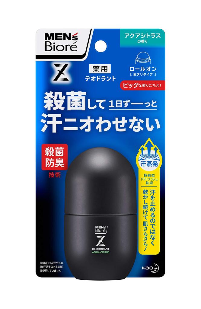 Biore Deodorant Z A Citrus Men's Roll-on