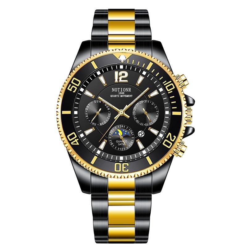 Mens Watches for Men Sport Waterproof Stainless Steel Quartz Watch Man Business Luminous Clock Relogio Masculino