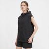 Shop Women Flat Cut Oversized Windbreaker Loose Fit Simple Hooded Zip Vest 212