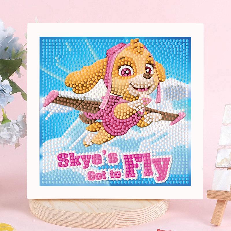Sanrio Children's Diamond Painting with Frame Stickers - DIY Handmade Gift Set
