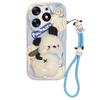 Vivo S18 Pro/Y76s/V25 Cute Plush Cartoon Soft Shell Phone Case - Shockproof & All-Inclusive Design