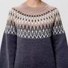 2024 Autumn/Winter Women's Round Neck Color Block Loose Knit Sweater - Hot Selling Fashion Pullover