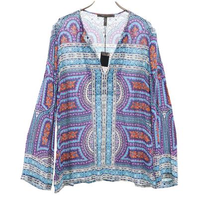 Beauty Products BCBGMAXAZRIA Overall Handle Long Sleeve Skipper Color Blouse Women Used