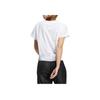 adidas Solid Color Logo Print Crew Neck T-Shirt Women Tops White HF2475
