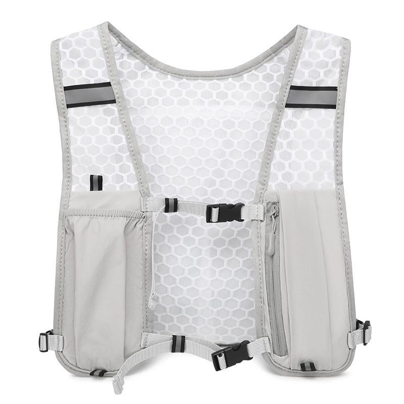 Outdoor Hiking Running Hydration Vest Bag Lightweight Sports Storage Backpack Cycling Hiking Running Phone Holder Pouch