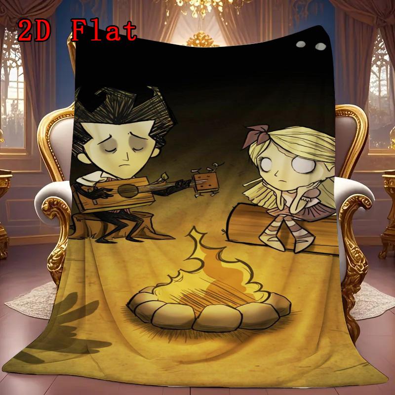 Don't Starve 2D Flat Pattern Flannel Blanket High Quality All Seasons Warmth and Comfort Perfect for Christmas Gifts.PMT0914008