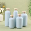 200Ml-500Ml Abacate Plástico Shampoo Gel de Banho Espumante Sabonete Dispensadores Garrafas Recarregáveis Tampa Flip/Bomba Frascos de Loção