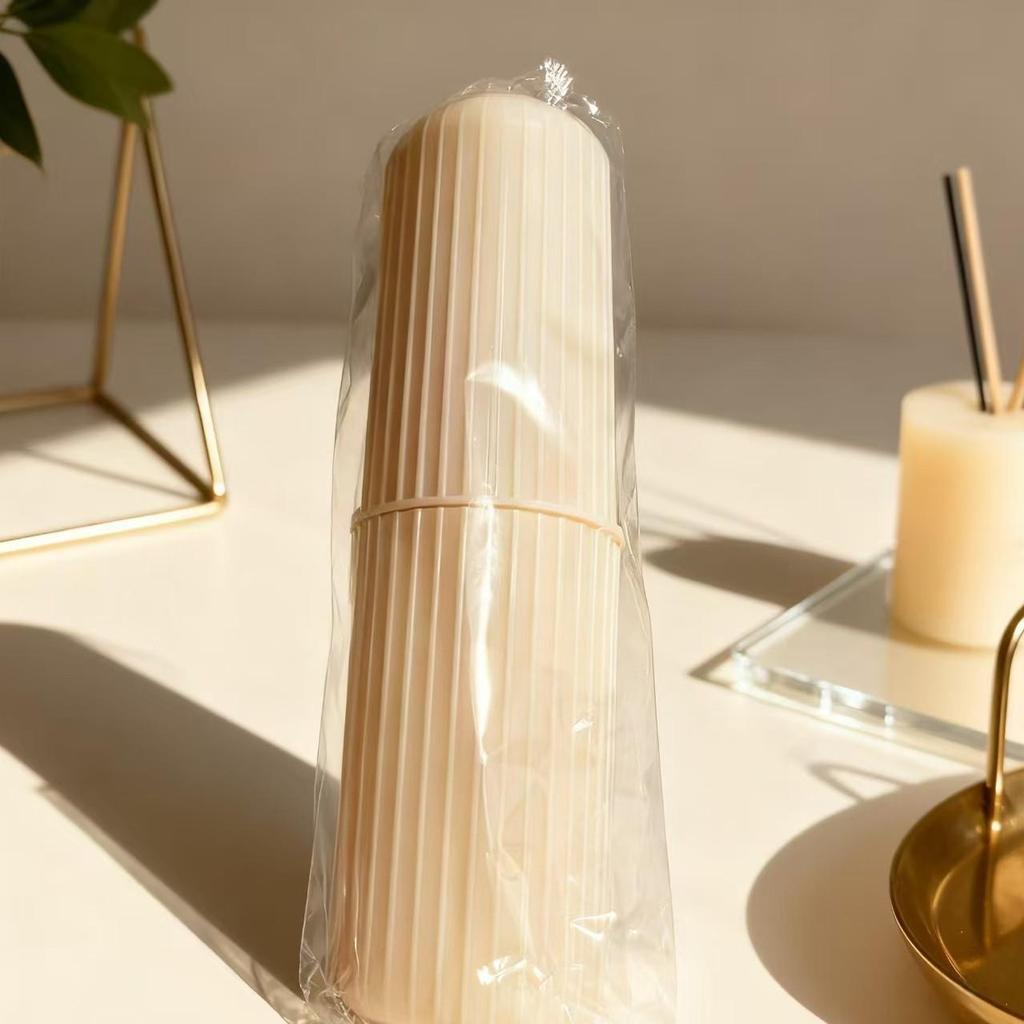 Portable Toothbrush and Mouthwash Cup Holder for Travel