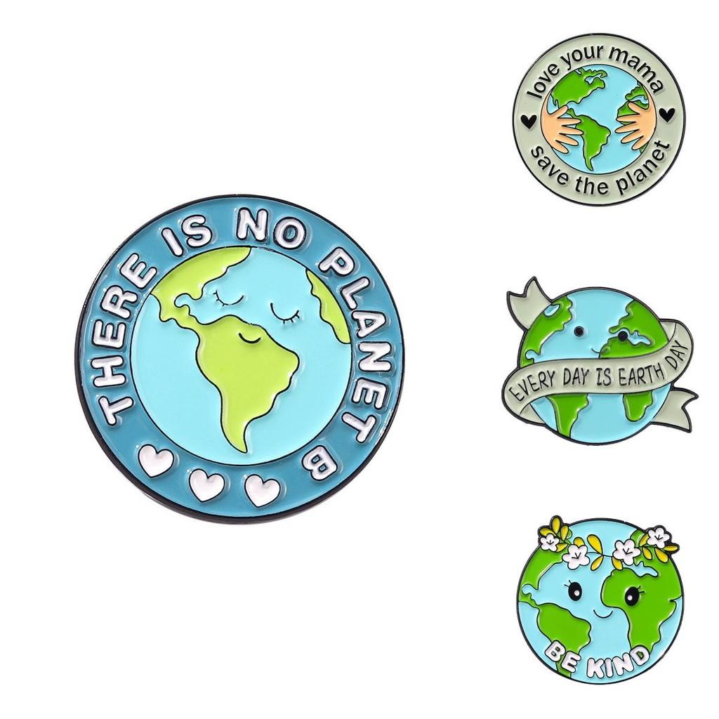 Ecofriendly Love Geometric Brooch Metal Badge Pin For Sustainable Fashion Accessories