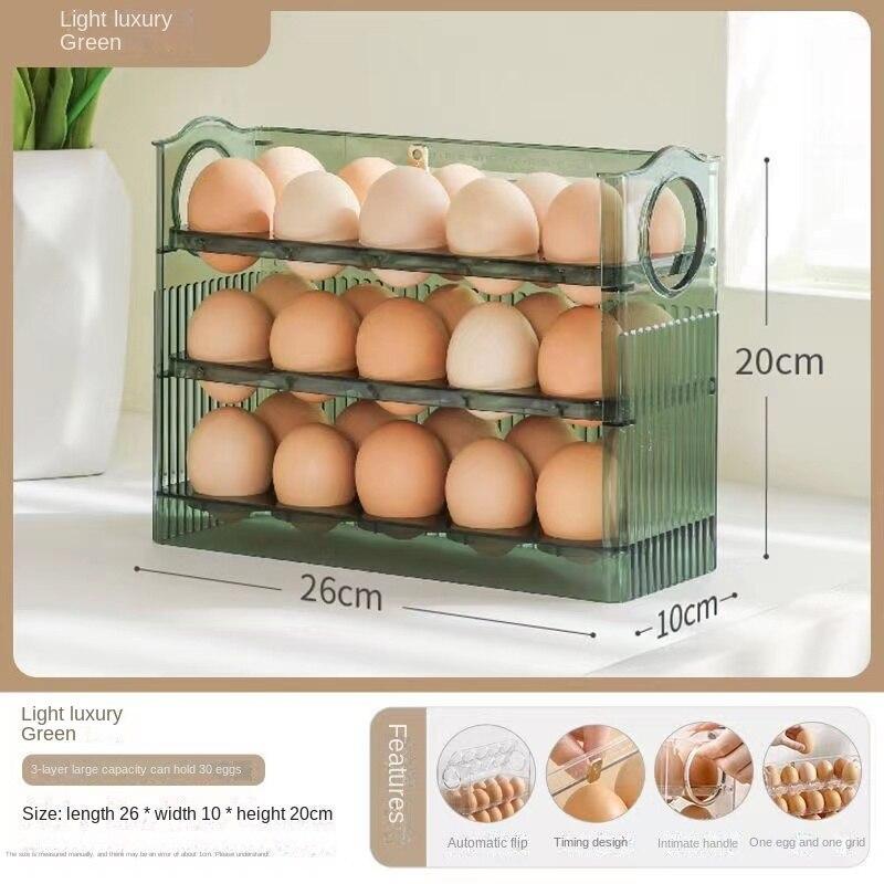 Стойка, полка для яиц на дверце. Вмещает 30 шт., пластиковый лоток-контейнер в холодильнике. as the picture shows