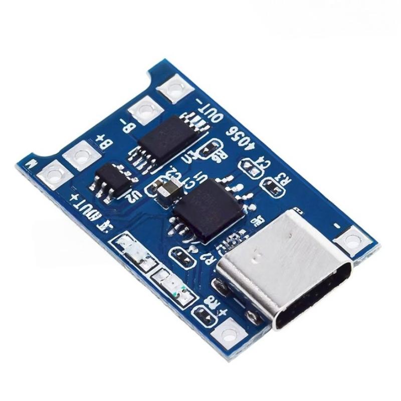 10/20/50/100Pcs TP4056 1A Lithium Battery Charging Board Module Type C USB Interface Charge Protection 2 In1