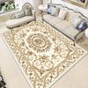 European Golden Carpet Luxury Washable Non-slip Rug for Living Room Bedroom Lounge Large Size Floor Mat Decoration