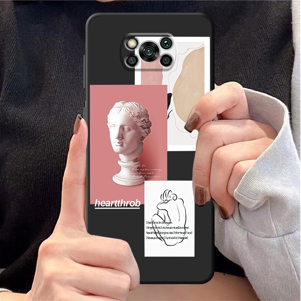 Great Art Aesthetic Mona Lisa Cases for Xiaomi Poco M4 5G F4 F3 GT X3 NFC X3 Pro X4 F1 M3 C40 Bumper Silicone Phone Case Coque