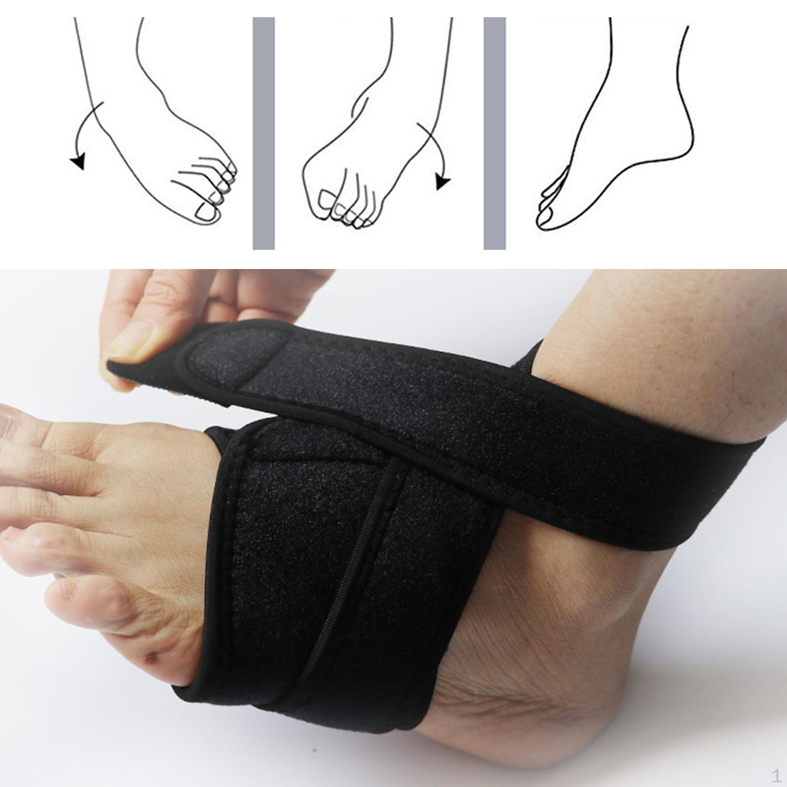 

Foot Drop Brace Training Left Strap Support Brace, Wear Fixation Band Improve for right