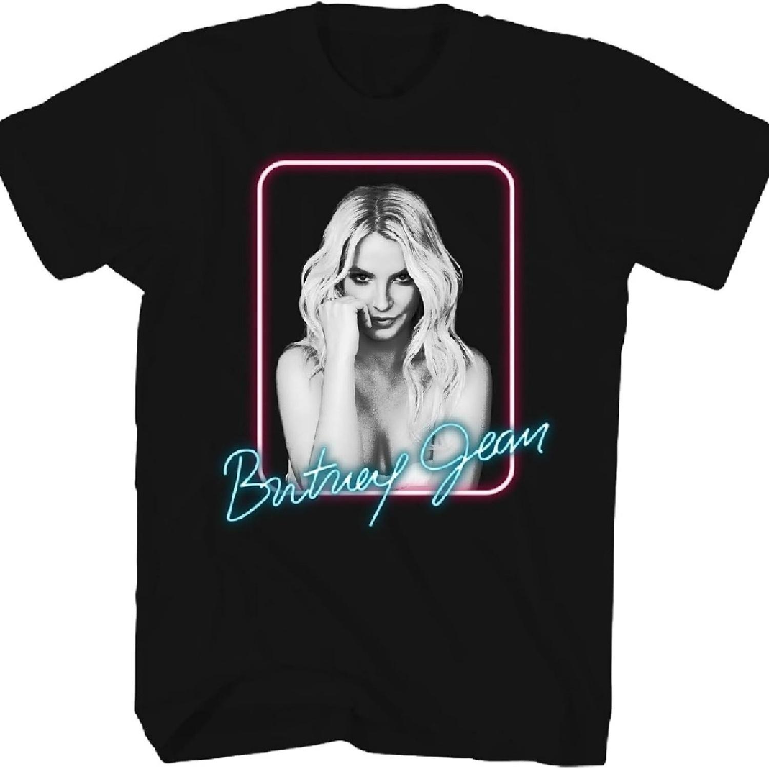 

Britney Spears Men s Jean Photo T-Shirt Black Officially Licensed Merchandise S