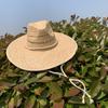 Large brimmed straw hat sunscreen temperament papyrus lafite beach hat sunshade hat lady summer sun panama hat jazz hat man