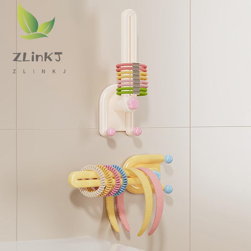 1 Stück Kunststoff Haarband Aufbewahrungshaken L-Form Platzsparend Haargummi Displayhalter Wasserdicht Scrunchies Aufbewahrungsständer Küche