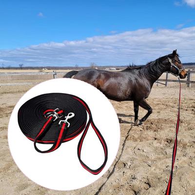 Horse Rope Equine Performance Attach To Halter or Harness Long Quick Attachment Lunge Line
