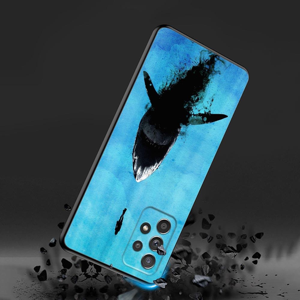 Ocean Whale Shark Animal Phone Case For Samsung Galaxy A57 A56 A37 A55 A36 5G A26 A54 A52 A35 A34 A25 A17 A16 A15 A07 A06 Cover
