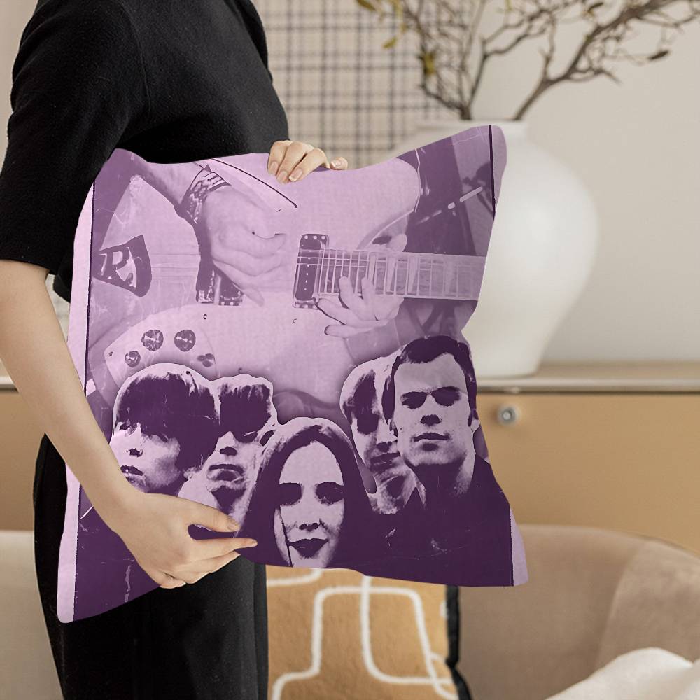 

Slowdive Souvlaki Band Подушка Подарок Декор для дома и офиса Спальня Диван Автомобиль Наволочка Чехол 45x45 12x12Inch